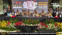 PRESISI UPDATE 10.00 WIB : Konferensi Pers  Polda Jawa Tengah Ungkap Kasus Menonjol Selama Bulan Juli 2022