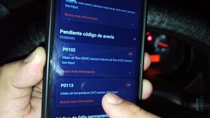 Códigos de averia p0102 y p0103 |fallas y soluciones