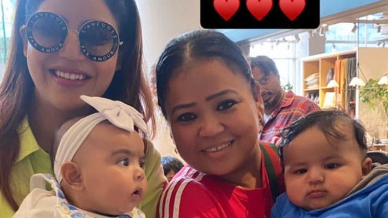 Debina Bonnerjee Daughter Lianna Bharti Singh S...