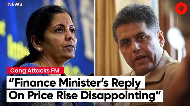 Government Pretends There Is No Inflation, People Not Suffering : Cong Leader Manish Tewari