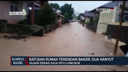 Ratusan Rumah Terendam Banjir, Dua Hanyut