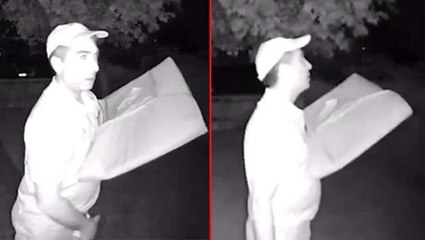 Yemek getiren kurye, müşteriye vereceği dondurmayı kasıklarına sürdü