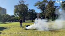 Smoking ceremony for Awabakal Baby Welcoming  | July 2022 | Newcastle Herald