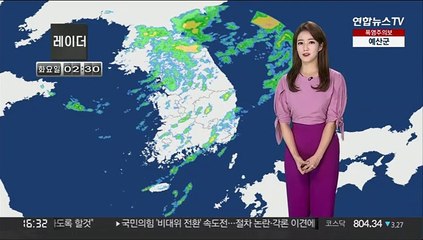 [날씨] 내일까지 오락가락 비…중북부 호우 주의
