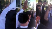 Kılıçdaroğlu, partisinin grup toplantısını yapmak için gittiği Erzurum'da davul zurna ile karşılandı
