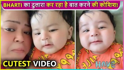 Bharti Singh Shares Cutest Video Of Son Laksh Trying To Speak | Nazar Na Lage