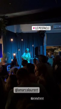 Laure Manaudou assiste à un concert où se produit Jérémy Frérot
