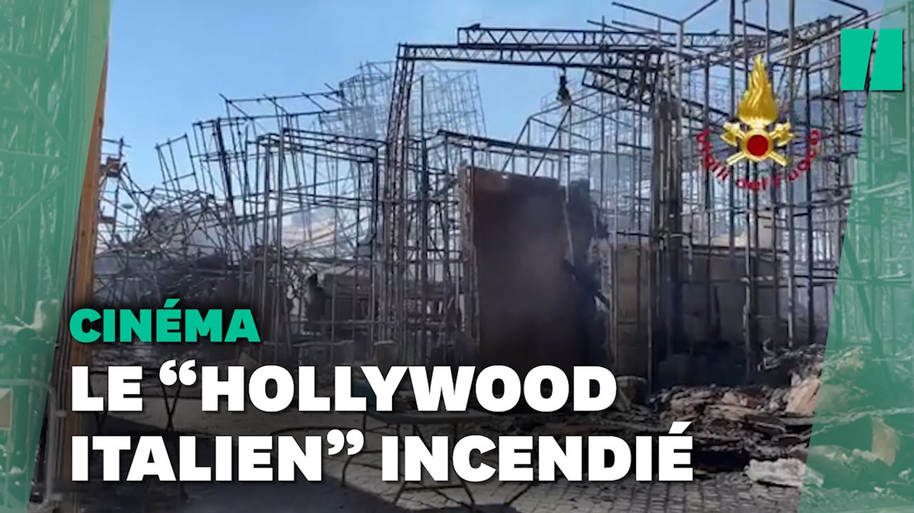 À Rome, une partie des studios de cinéma Cinecittà détruit par les flammes