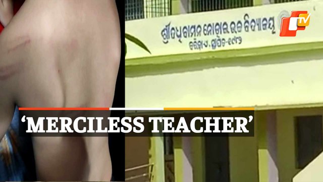 Class 1 Student Mercilessly Beaten Up By Teacher
