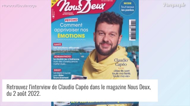 C'était une grosse bêtise : Claudio Capéo, un papa qui ne gâte plus ses garçons !