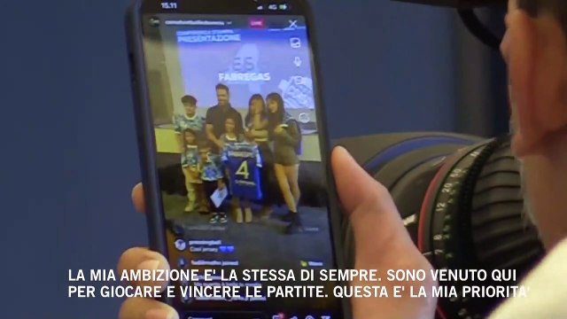 Como, Fabregas si presenta: Voglio la serie A . E punzecchia Buffon: Gli ho già fatto due gol..