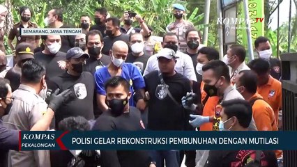 Polisi Gelar Rekonstruksi Pembunuhan Dengan Mutilasi