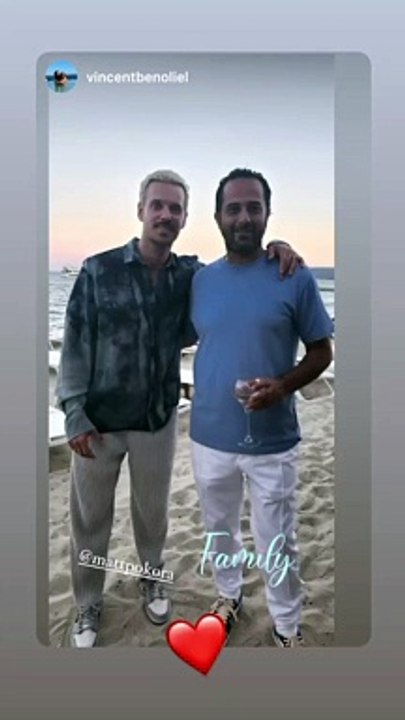 Gaël Monfils et Matt Pokora assistent au mariage d'un ami commun.