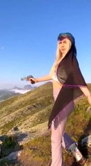 Rize gündem: Rize'de yaylaya çıkan Aleyna Tilki eline silah alarak ateş etti