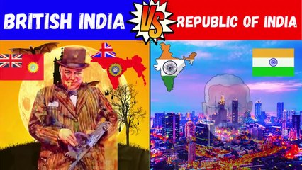British India vs Republic Of India Comparison