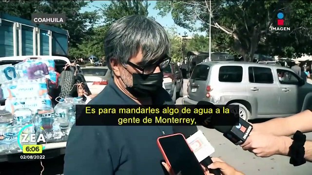 Coahuila organiza Aguatón para apoyar con agua a Nuevo León