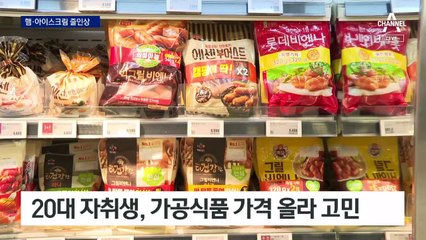 햄·아이스크림·버거…먹거리 가격 더 뛴다