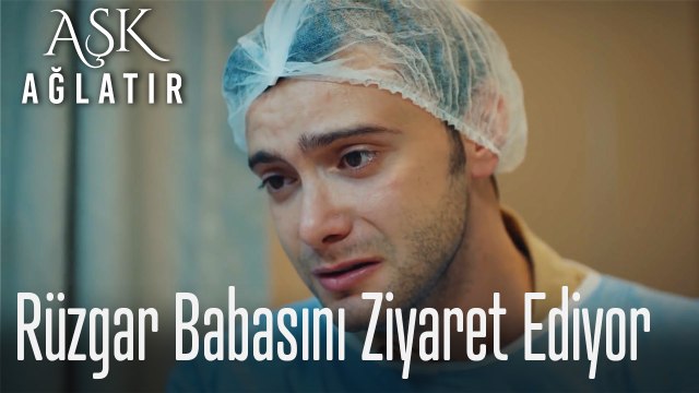 Rüzgar yoğun bakımda babasını ziyaret ediyor