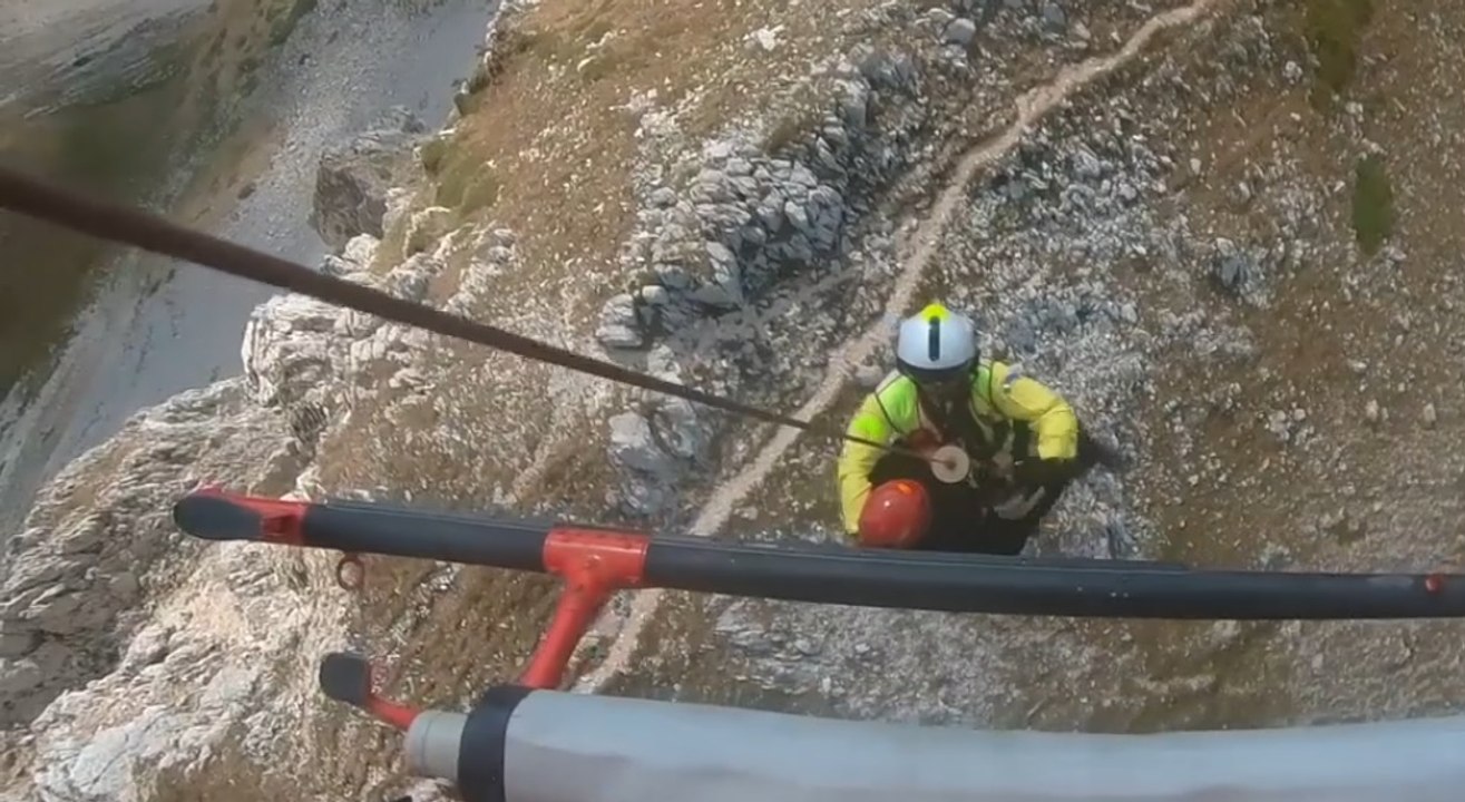 Micigliano (RI) - Soccorse in elicottero tre escursioniste a 2mila metri di quota (02.08.22)