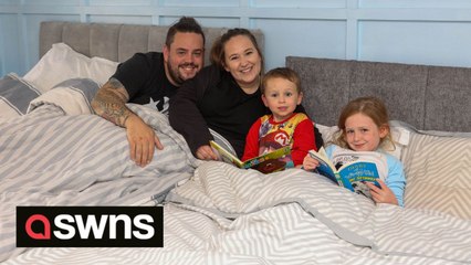 UK mum slams co-sleeping criticism of sharing a bed with her family of four