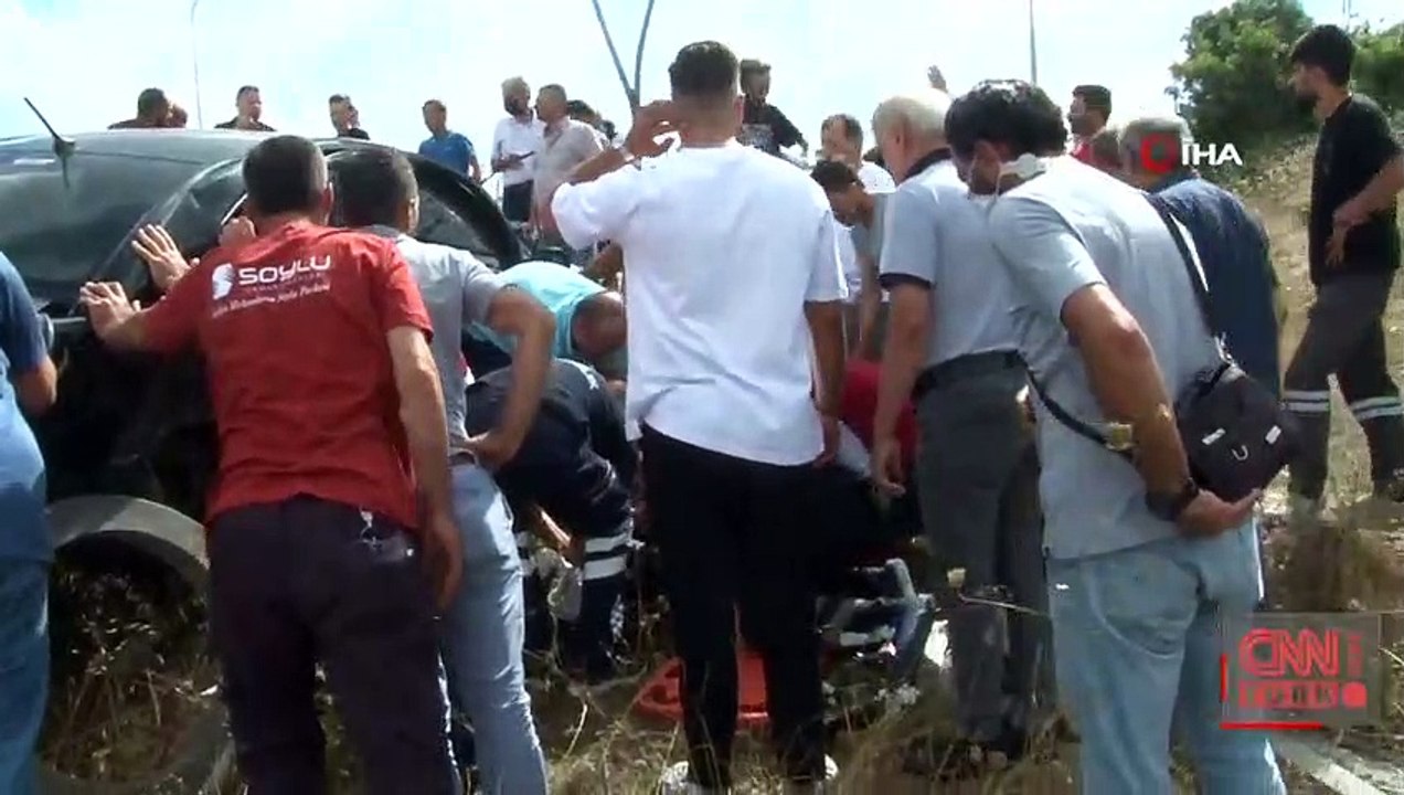 Refüjü aşarak karşı şeride geçti