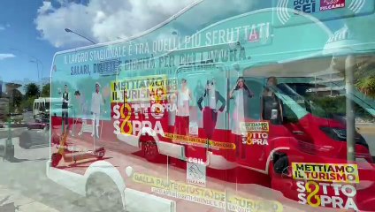 Turismo, a Palermo il “camper dei diritti”: "Lavoro stagionale sottopagato, basta sfruttamento"