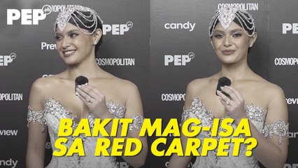 Bianca Umali, MIXED EMOTIONS sa paglakad niya sa red carpet