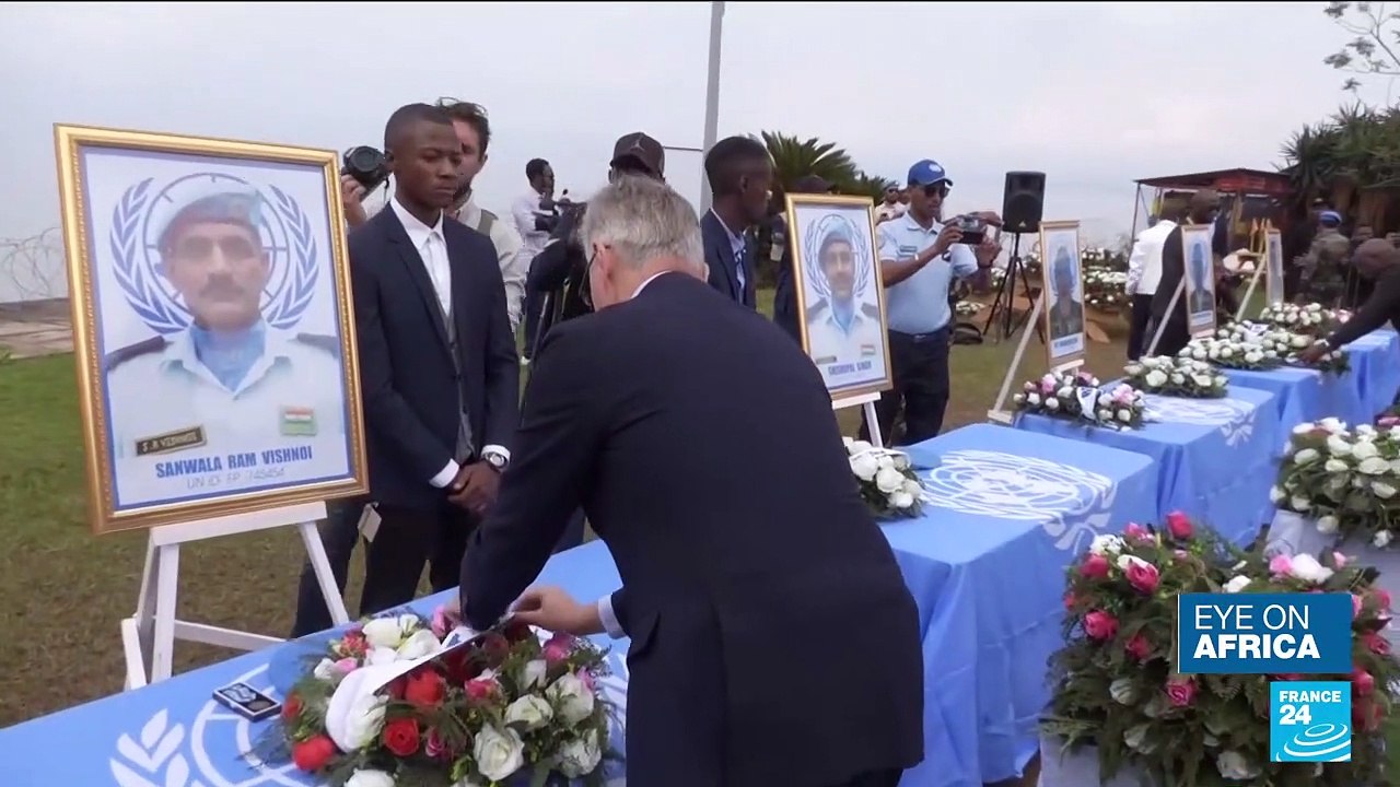 UN honors five peacekeepers killed in eastern DRC