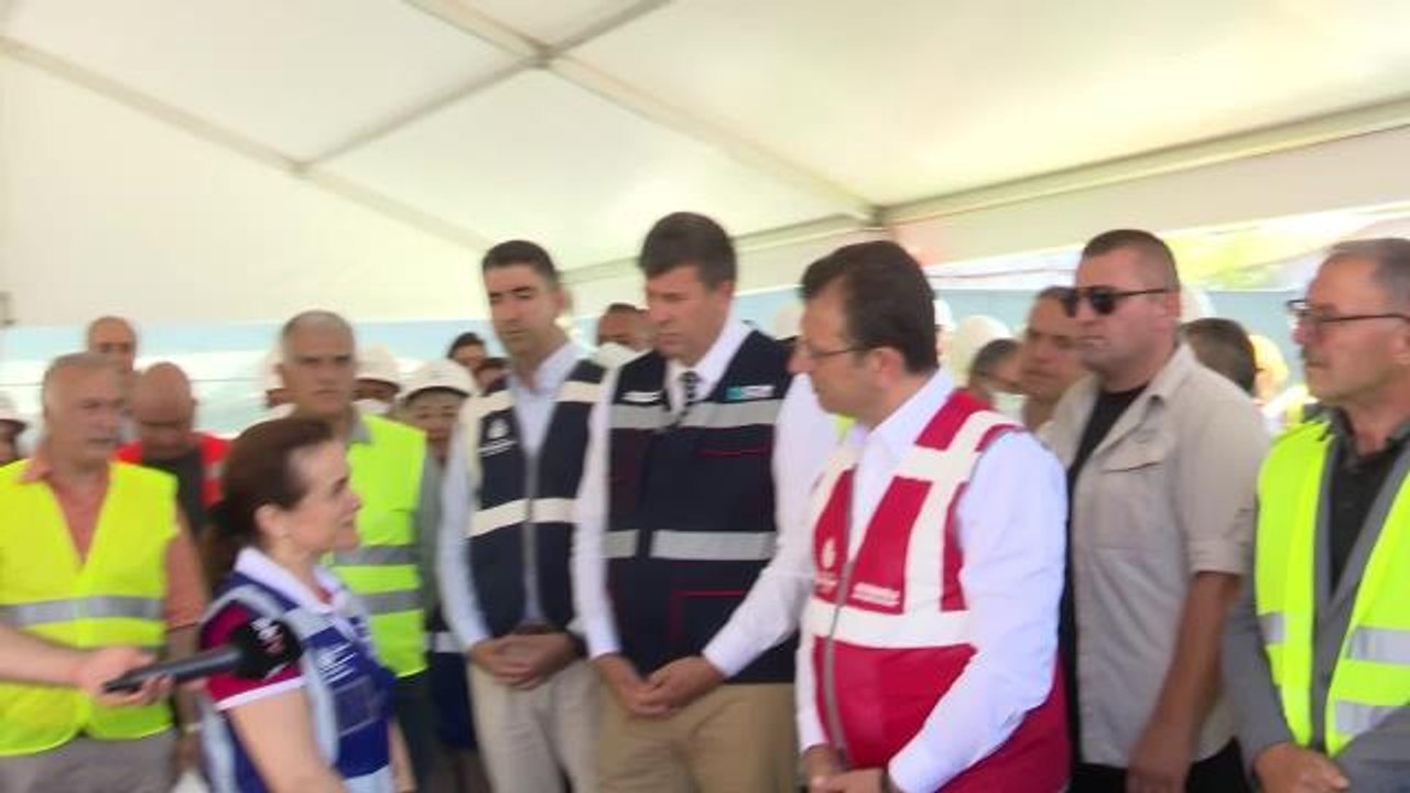 İmamoğlu: Bizim Durdurduğumuz Metro Hattı Yok. Müteahhitler, Tek Taraflı Fesih Haklarını Kullandı, Yeni İhaleye Çıkıp Yolumuza Devam Edeceğiz"