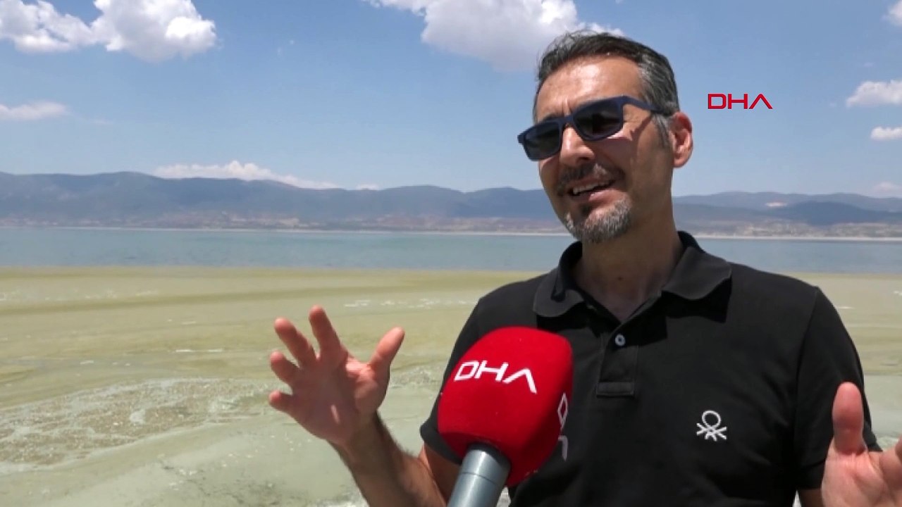 Burdur Gölü'nde alg patlaması