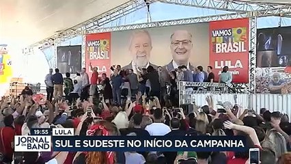 Lula começa campanha no Sul e Sudeste