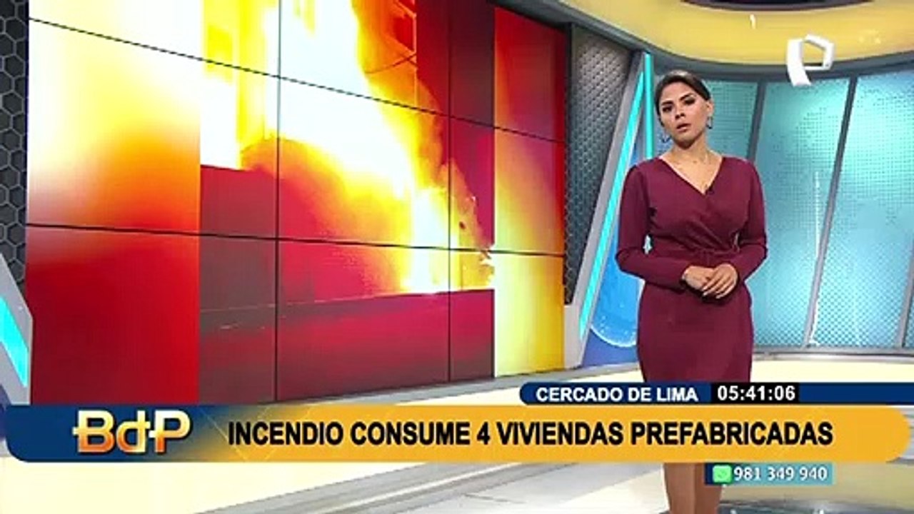 Incendio en Cercado de Lima: siniestro fue provocado por drogadictos, aseguran vecinos