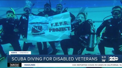 Kern's Kindness: Teaching disabled veterans to scuba dive