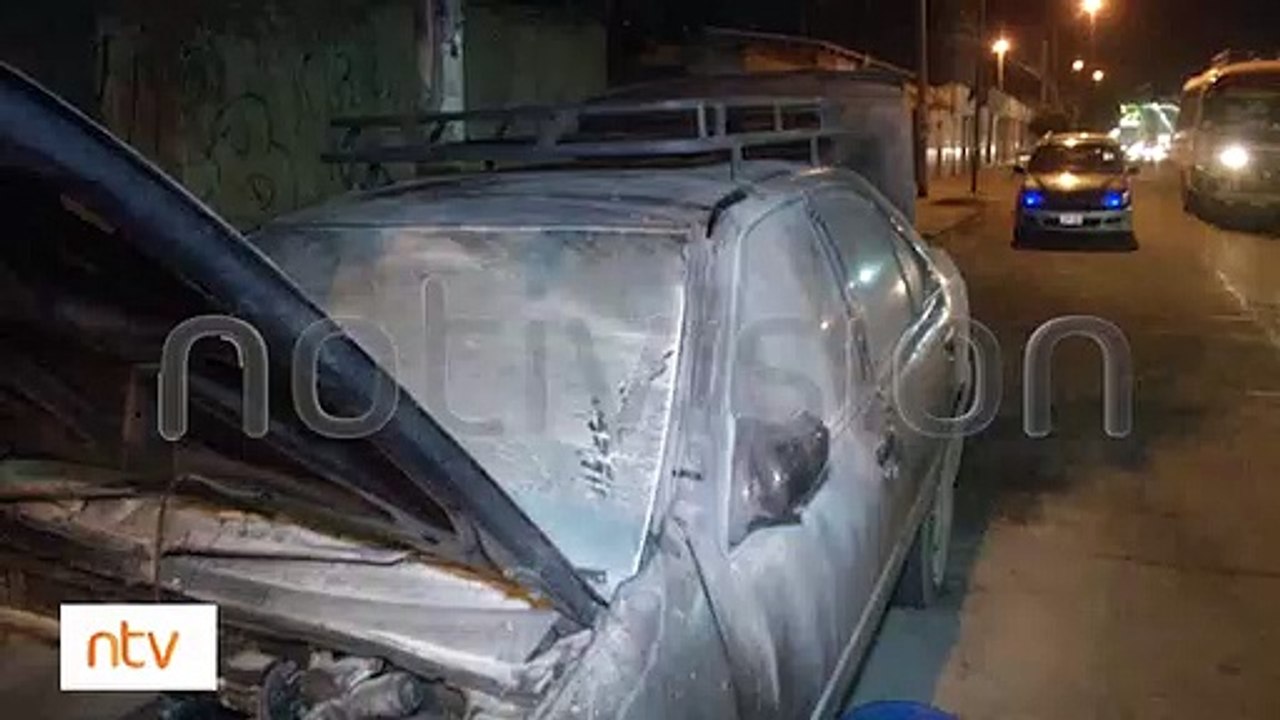 Vehículo ardió en llamas en la avenida Beijing