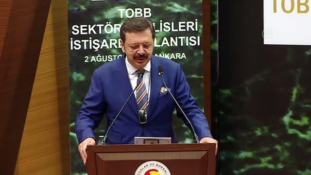 TOBB Başkanı Hisarcıklıoğlu: Yatırımlar için gerekli olan uzun vadeli ve sabit faizli kredi bulmak giderek daha güç hale gelmektedir