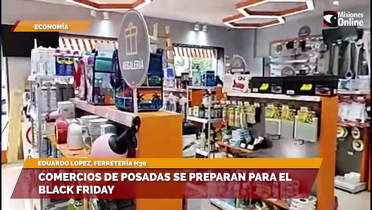 Comercios de posadas se preparan para el Black Friday
