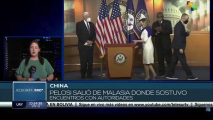 China advierte medidas contra EE.UU. por visita de Pelosi a Taiwán