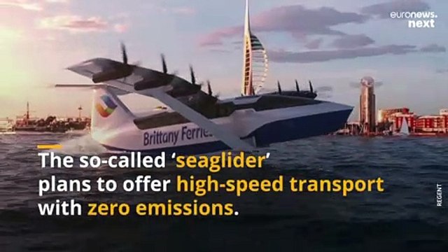 Could this water-skimming electric 'seaglider' be a carbon-free alternative to ferries?