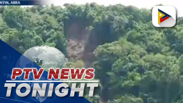 Forced evacuation in a barangay in San Quintin, Abra implemented amid possible massive landslide
