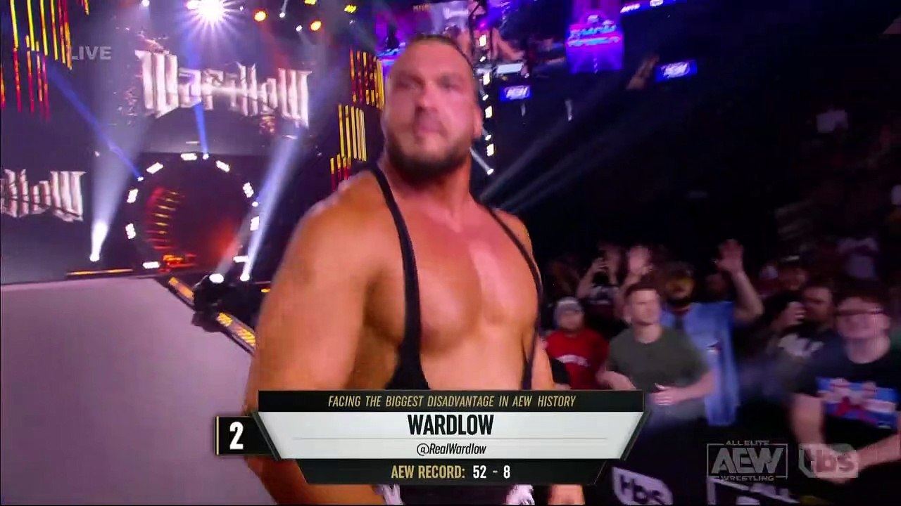 Wardlow entrance with new theme song: AEW Dynamite Road Rager 2022