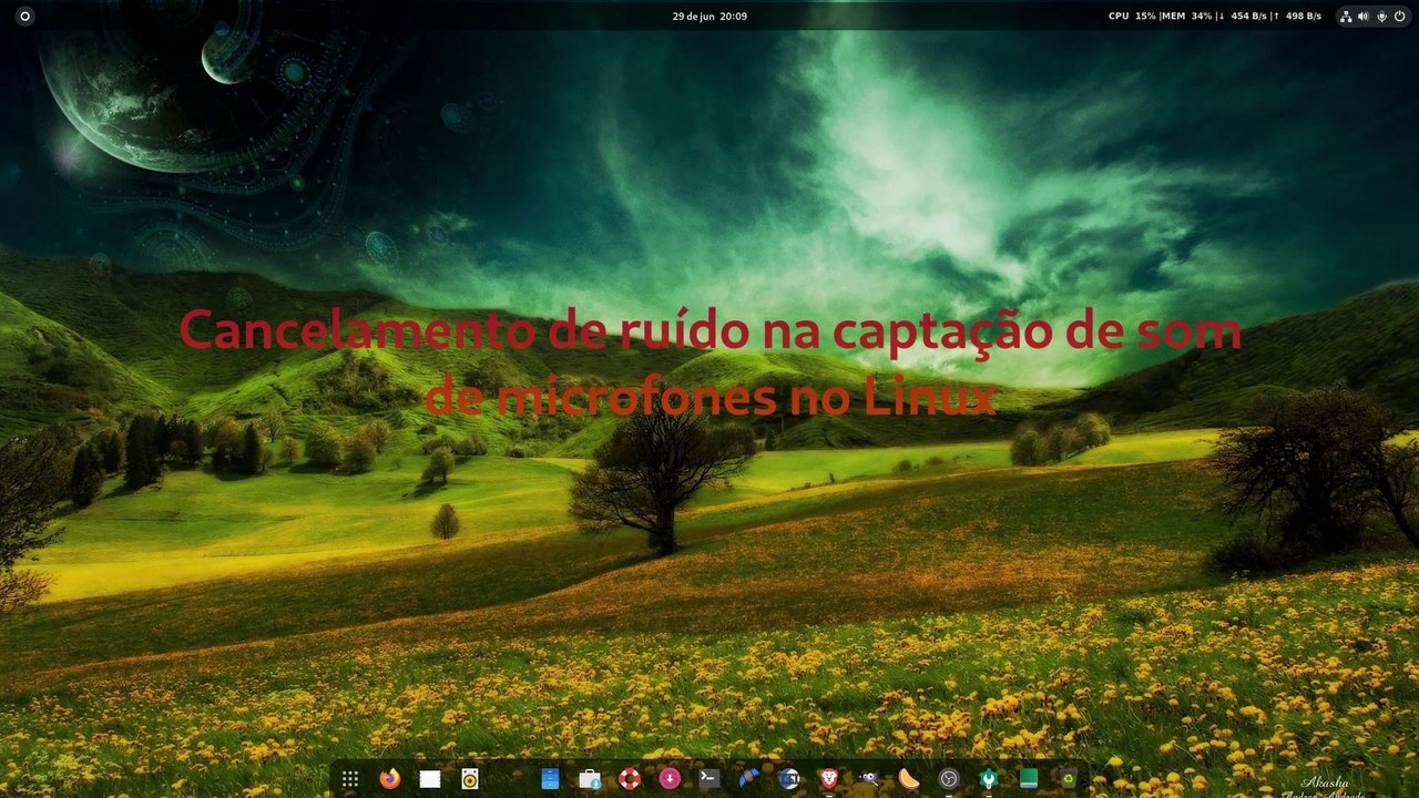 Como retirar o ruído de fundo de microfones baratos usados no OBS Studio no Debian e outras distribuições