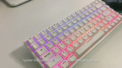 my cozy desk setup  pastel + white aesthetic, keyboard unboxing, cable management, filming gears