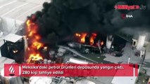 Meksika’da petrol ürünleri deposunda yangın: 1 yaralı