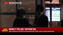 ABD Temsilciler Meclisi Başkanı Nancy Pelosi'yi taşıyan uçak Tayvan'a indi