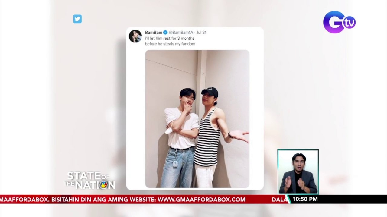 Backup dancer ng GOT-7 member na si Bambam, agaw-pansin sa concert | SONA