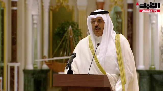 سمو رئيس مجلس الوزراء والوزراء يؤدون اليمين الدستورية أمام سمو ولي العهد الشيخ مشعل الأحمد