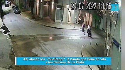 Así atacan los "robaRappi", la banda que tiene en vilo a los delivery de La Plata