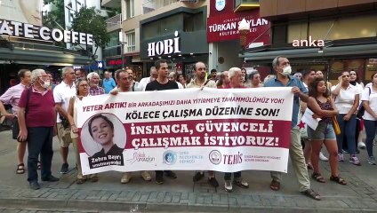 İzmir'de Zehra Bayır protestosu: Arkadaşımızı katleden, bu mafyatik düzenin kendisidir