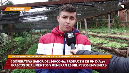 Cooperativa sabor del Moconá producen en un día 30 frascos de alimentos y generan 20 mil pesos en ventas de productos