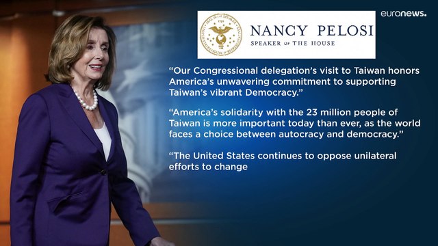 Nancy Pelosi è atterrata a Taiwan: alta tensione tra Washington e Pechino